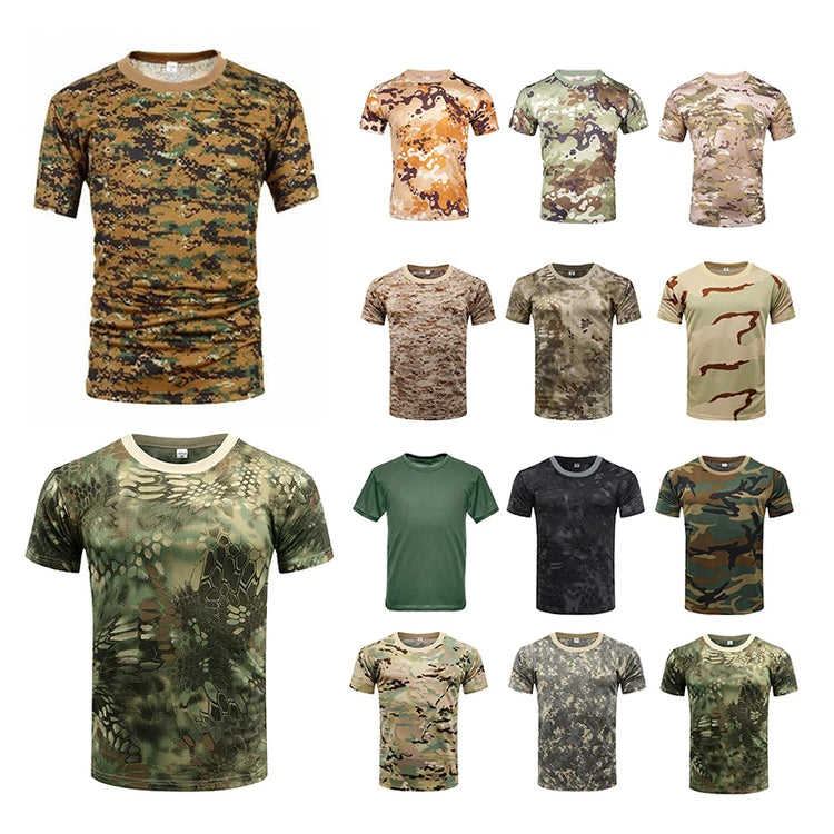 Mens Quick Dry Tactical T Shirt