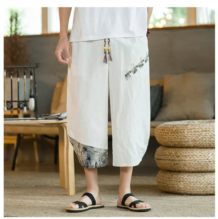 Men's Cotton Linen Harem Pants