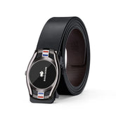 Mens Leather Ratchet Belt