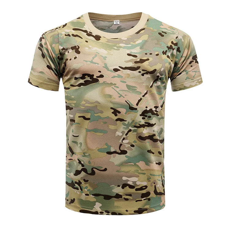 Mens Quick Dry Tactical T Shirt