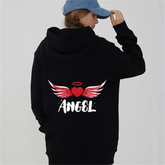 Angel and Demon Couple Hoodies
