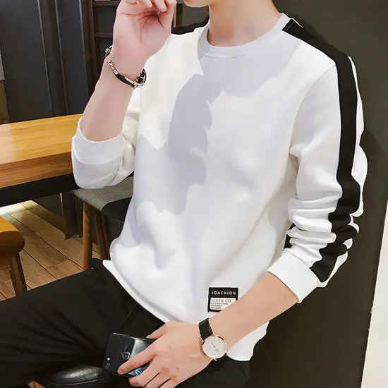 Patchwork Crewneck Sweatshirt