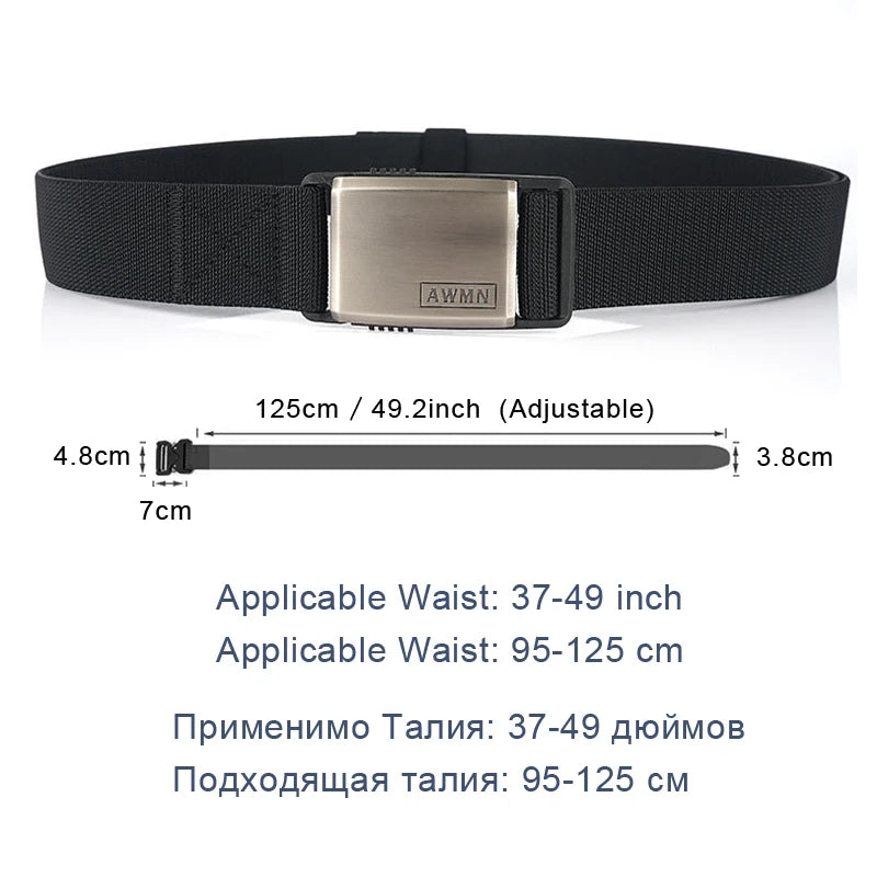 Unisex Magnetic Buckle Tactical Belt