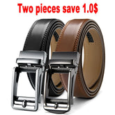Mens Genuine Leather Ratchet Belt
