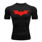 Mens Bat Print Compression Shirt