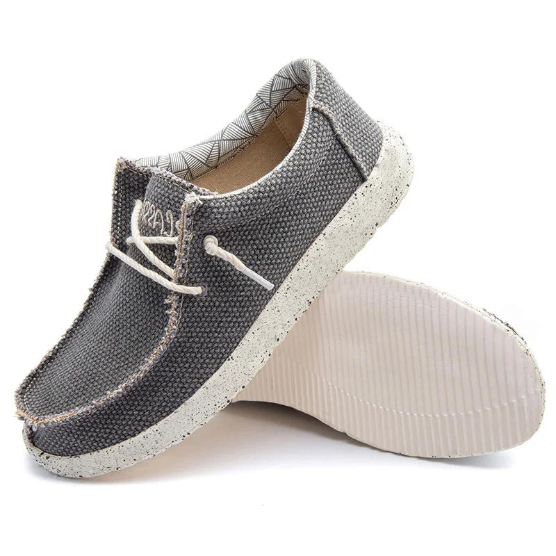 Mens Canvas Slip On Loafers