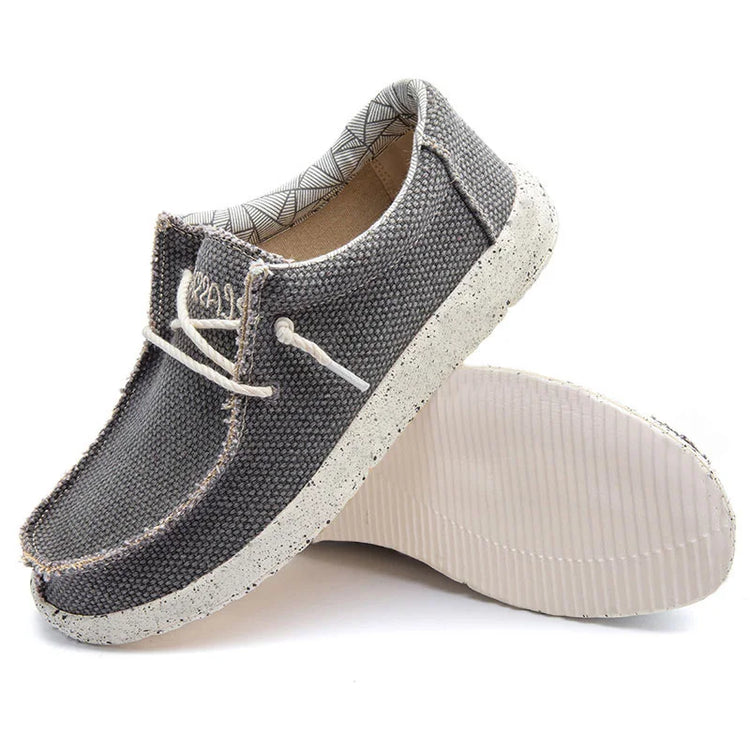 Mens Canvas Slip On Loafers