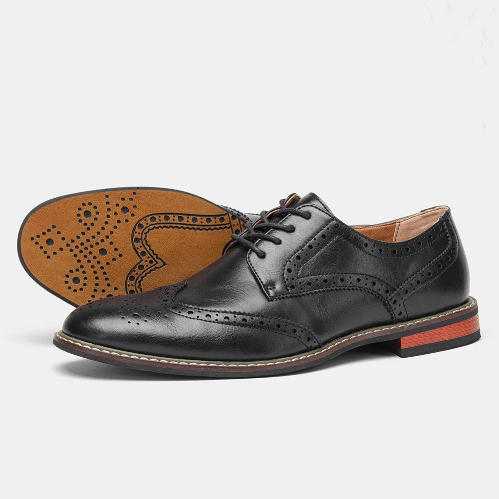 Mens Brogue Dress Shoes