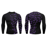 Mens Anime Compression Rash Guard