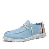 Mens Breathable Canvas Boat Shoes