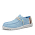 Mens Breathable Canvas Boat Shoes