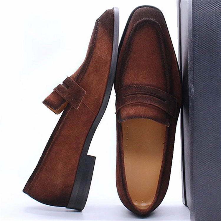 Mens Formal Suede Loafers