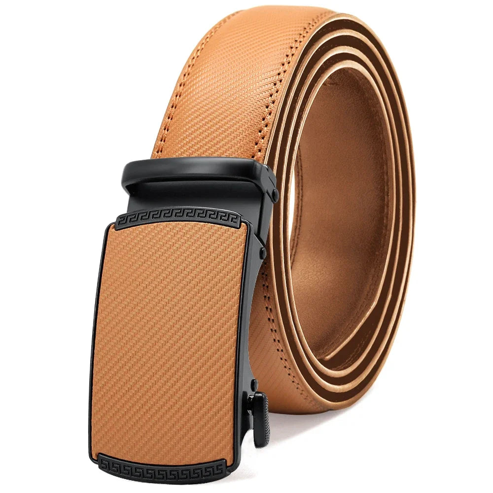 Mens Genuine Leather Ratchet Belt
