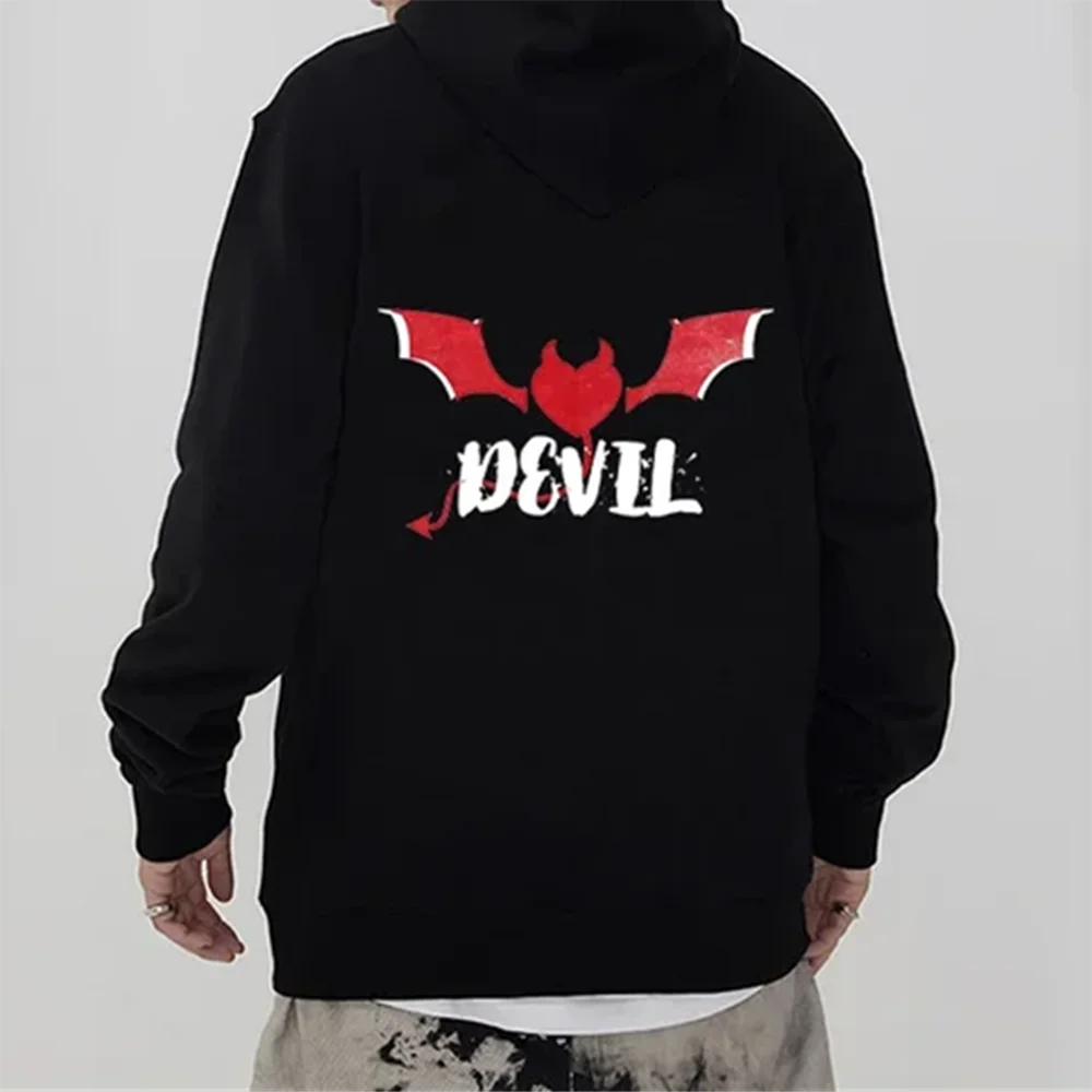 Angel and Demon Couple Hoodies