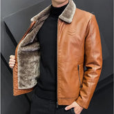 Winter Leather Work Jacket