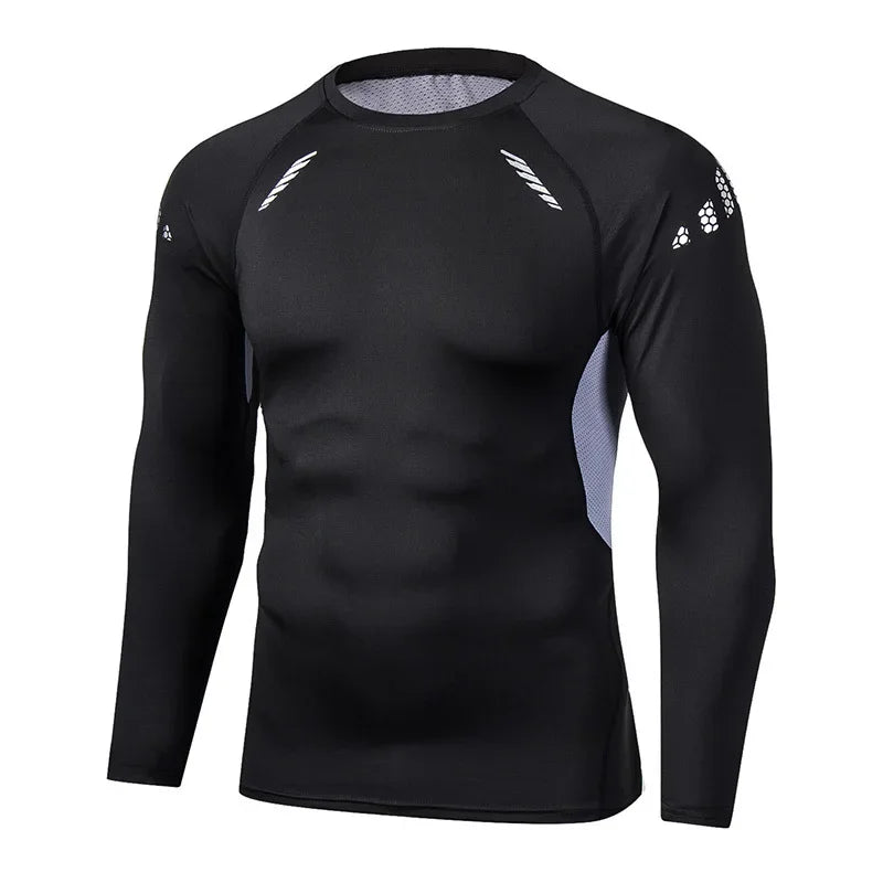 Mens Long Sleeve Compression Shirt