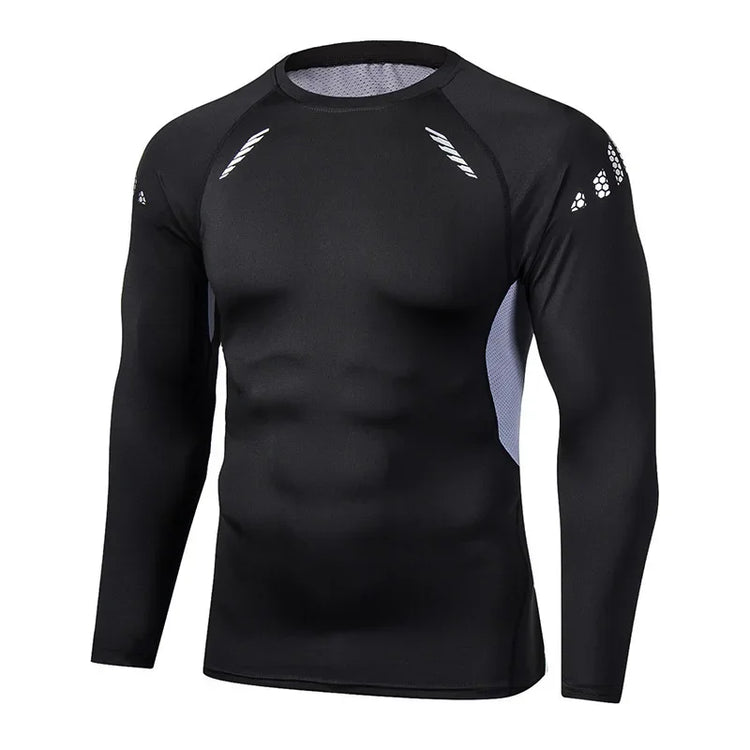 Mens Long Sleeve Compression Shirt