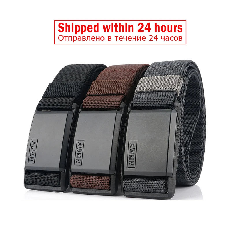 Unisex Magnetic Buckle Tactical Belt