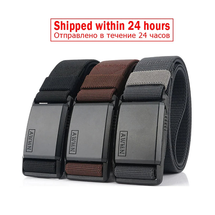 Unisex Magnetic Buckle Tactical Belt