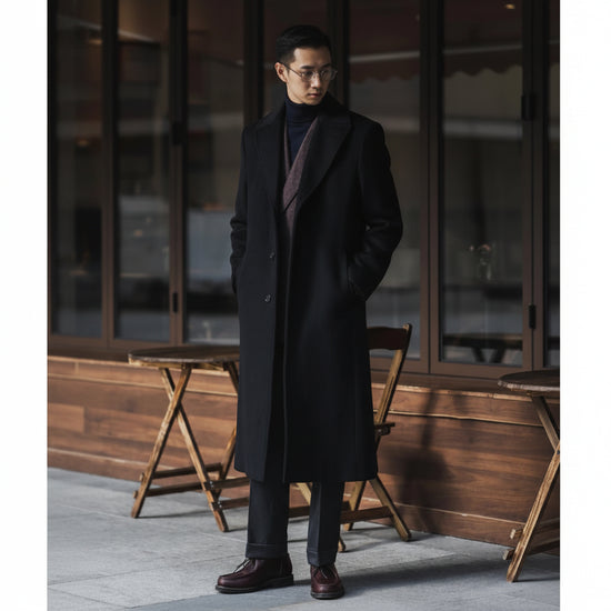 Wool Blend Trench Coat