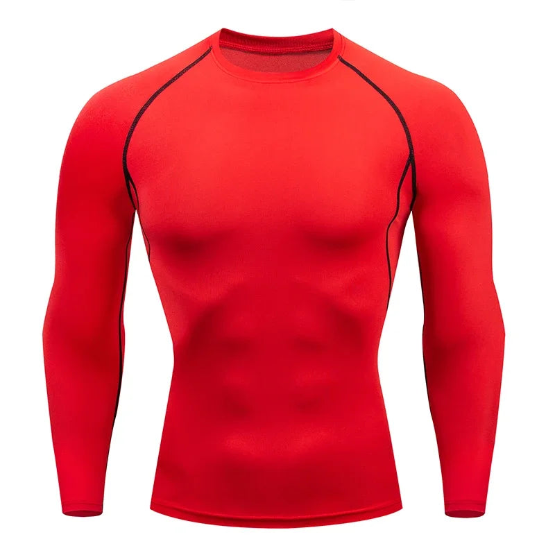Mens Long Sleeve Compression Shirt