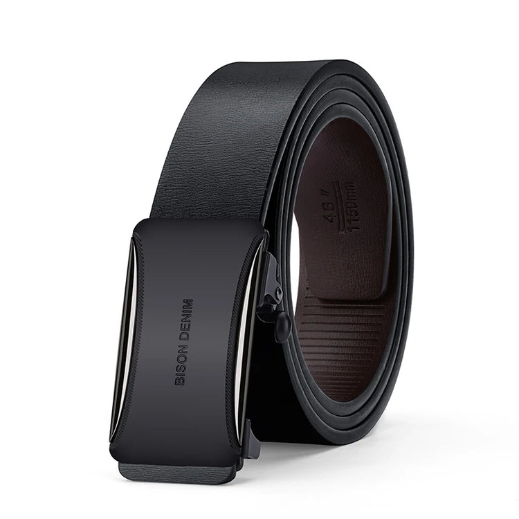 Mens Leather Ratchet Belt