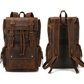 Genuine Leather Laptop Backpack