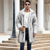 Faux Fur Long Jacket