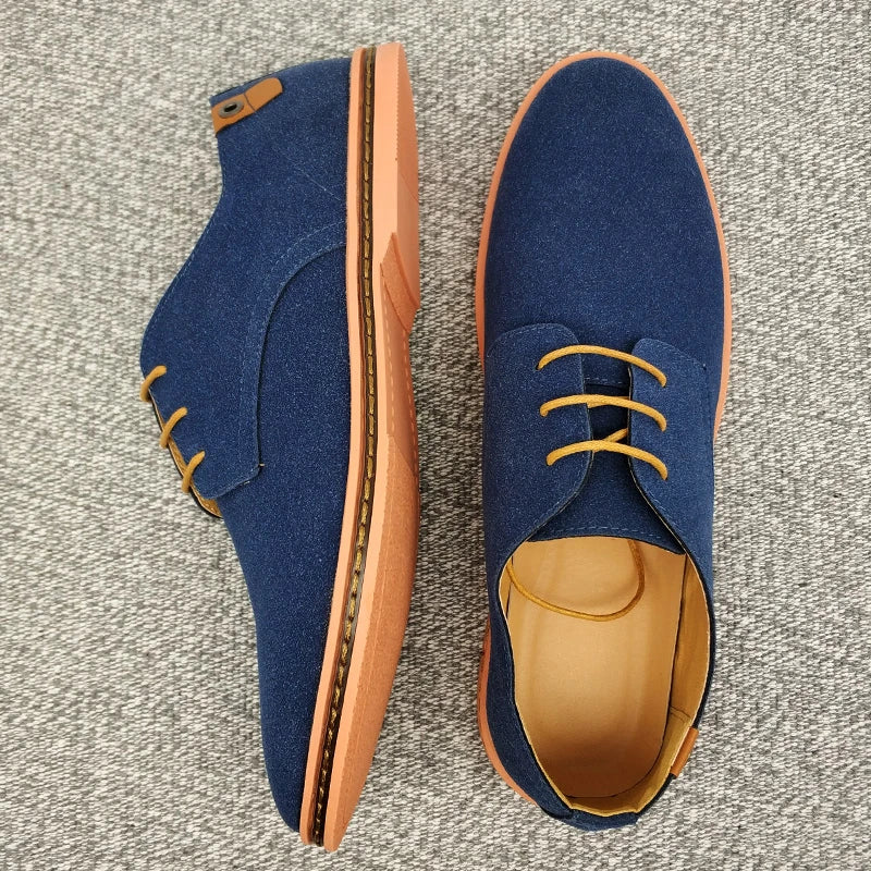 Mens Suede Oxford Dress Shoes