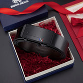 Mens Leather Ratchet Belt