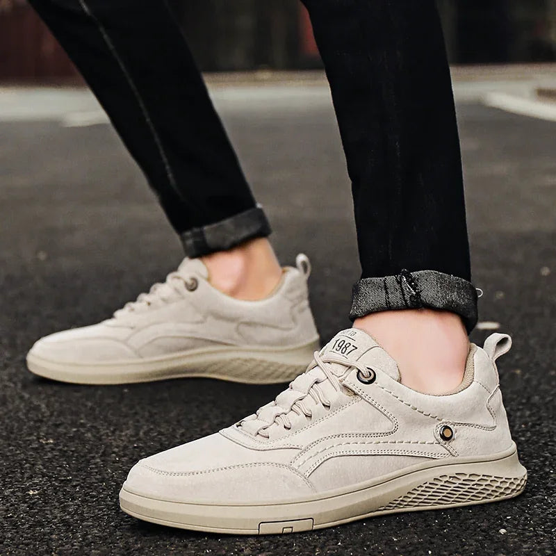Mens Genuine Leather Casual Shoes