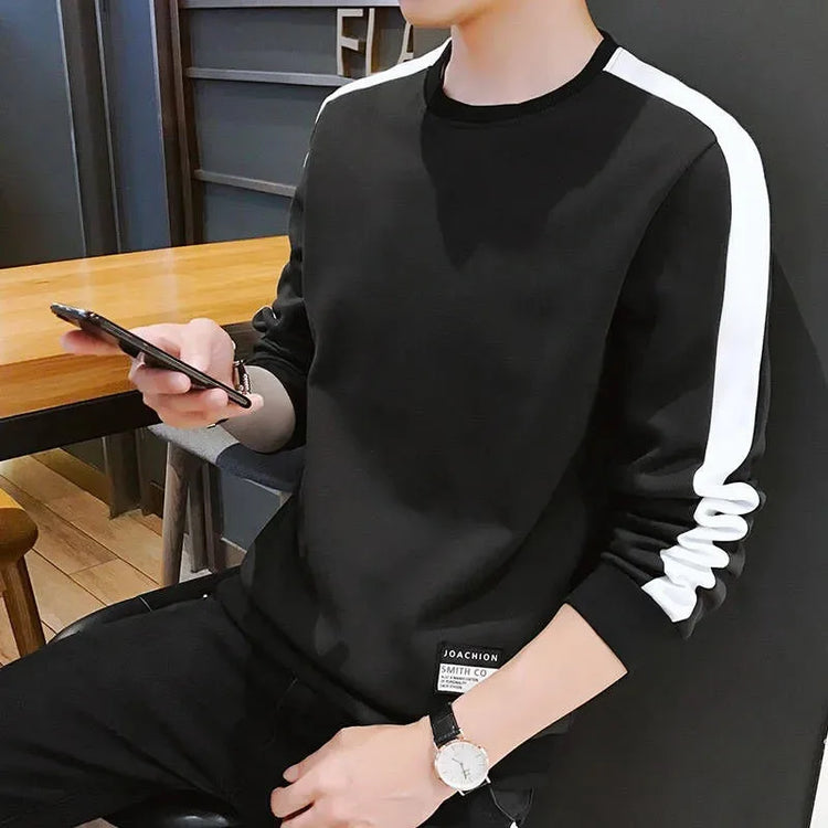 Patchwork Crewneck Sweatshirt