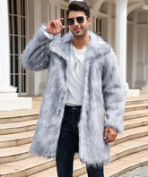 Faux Fur Long Jacket