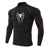 Mens Spider Print Compression Shirt