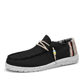 Mens Breathable Canvas Boat Shoes