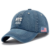 Denim Snapback Cap
