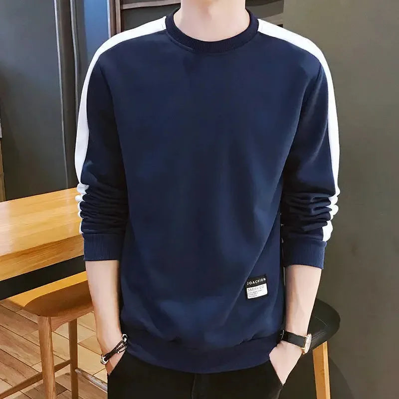 Patchwork Crewneck Sweatshirt