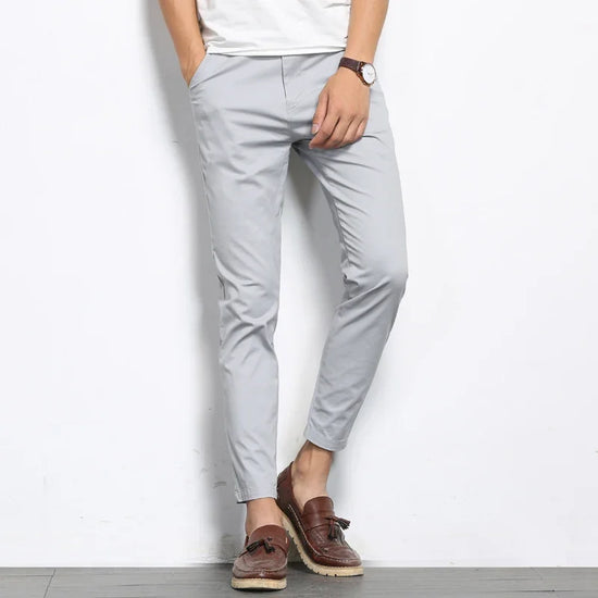 Premium Elastic Waist Dress Trousers - Men&